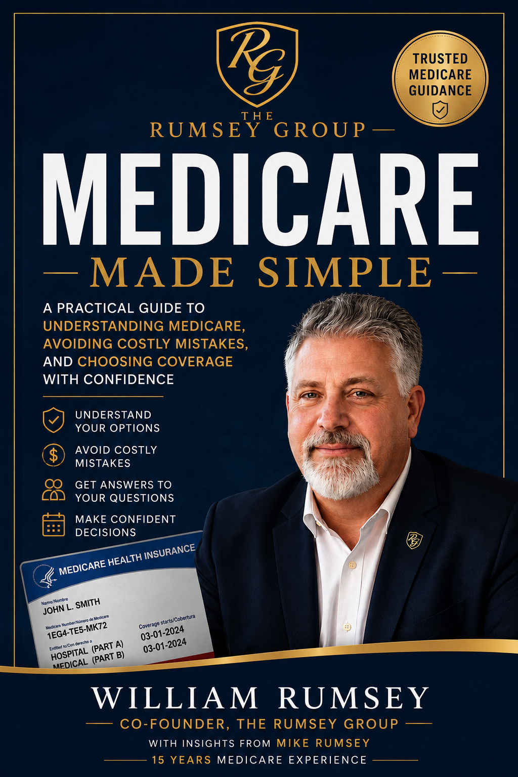 Medicare Made Simple by William Rumsey — free guide cover
